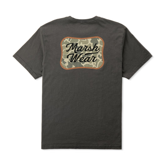 Marsh Roadside Camo Tee- Ash