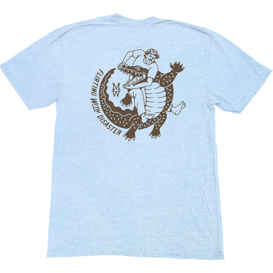 Marsh Flirtin With Disaster Tee- Hazy Blue