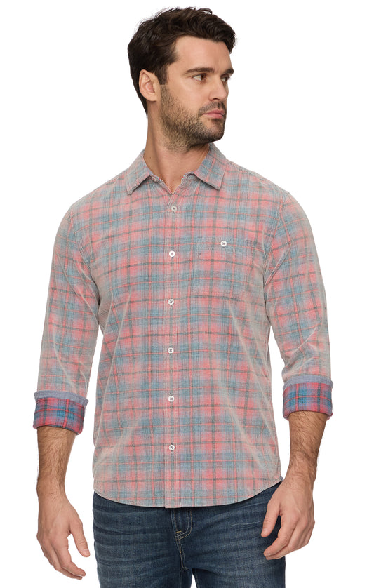 Flag and Anthem Allen Vintage Wash Corduroy Shirt