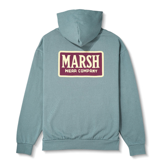 Marsh Badge Hoodie - Blue Shadow