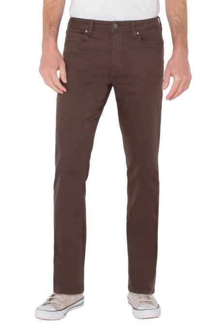 Liverpool Los Angeles | Kingston Modern Straight Leg | Chocolate Brown