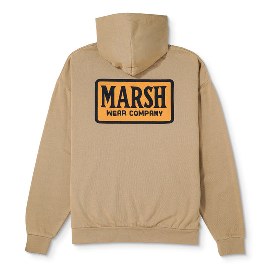 Marsh Badge Hoodie - Sandstone