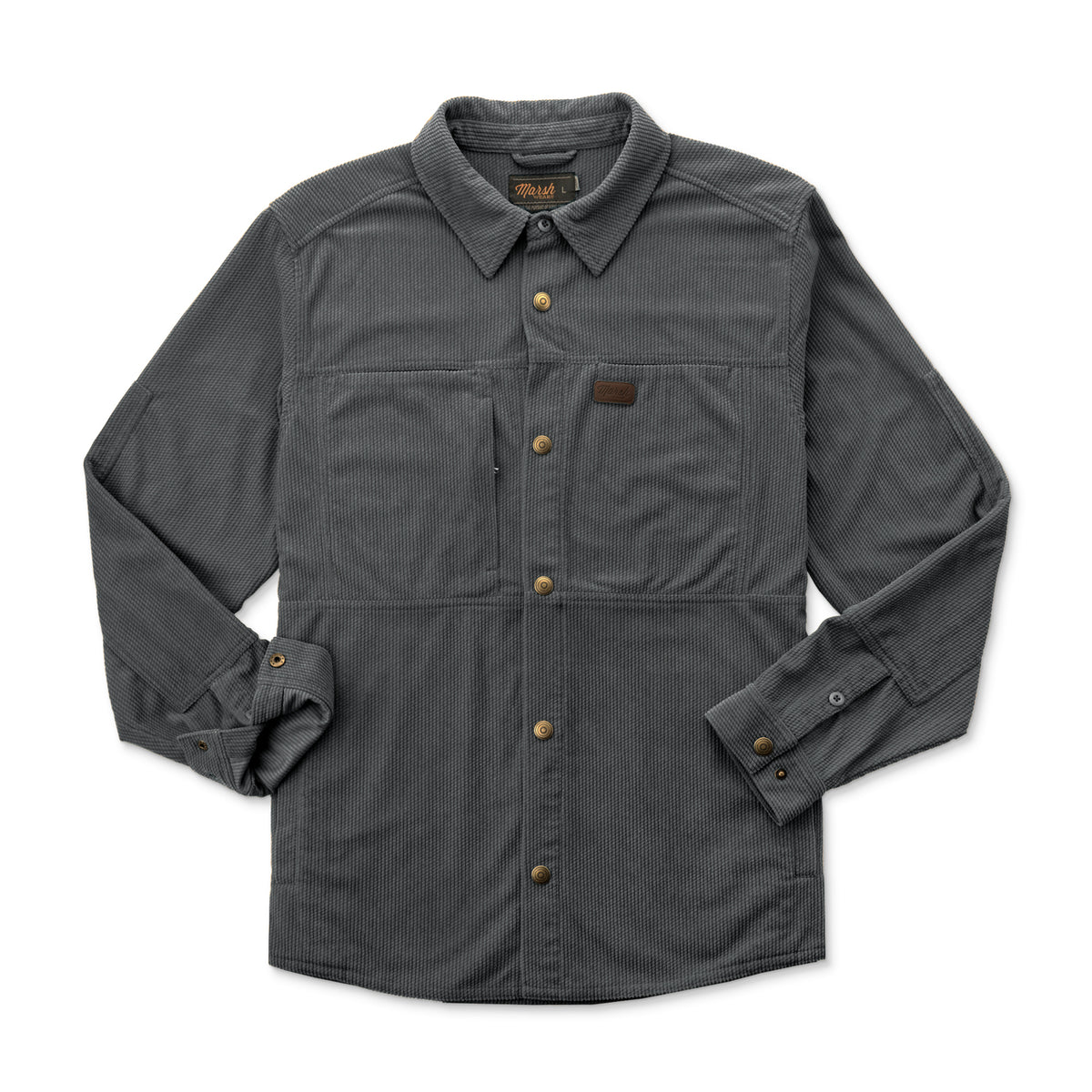 Marsh Delano Cord Shacket - Iron - Roosters Supply Company