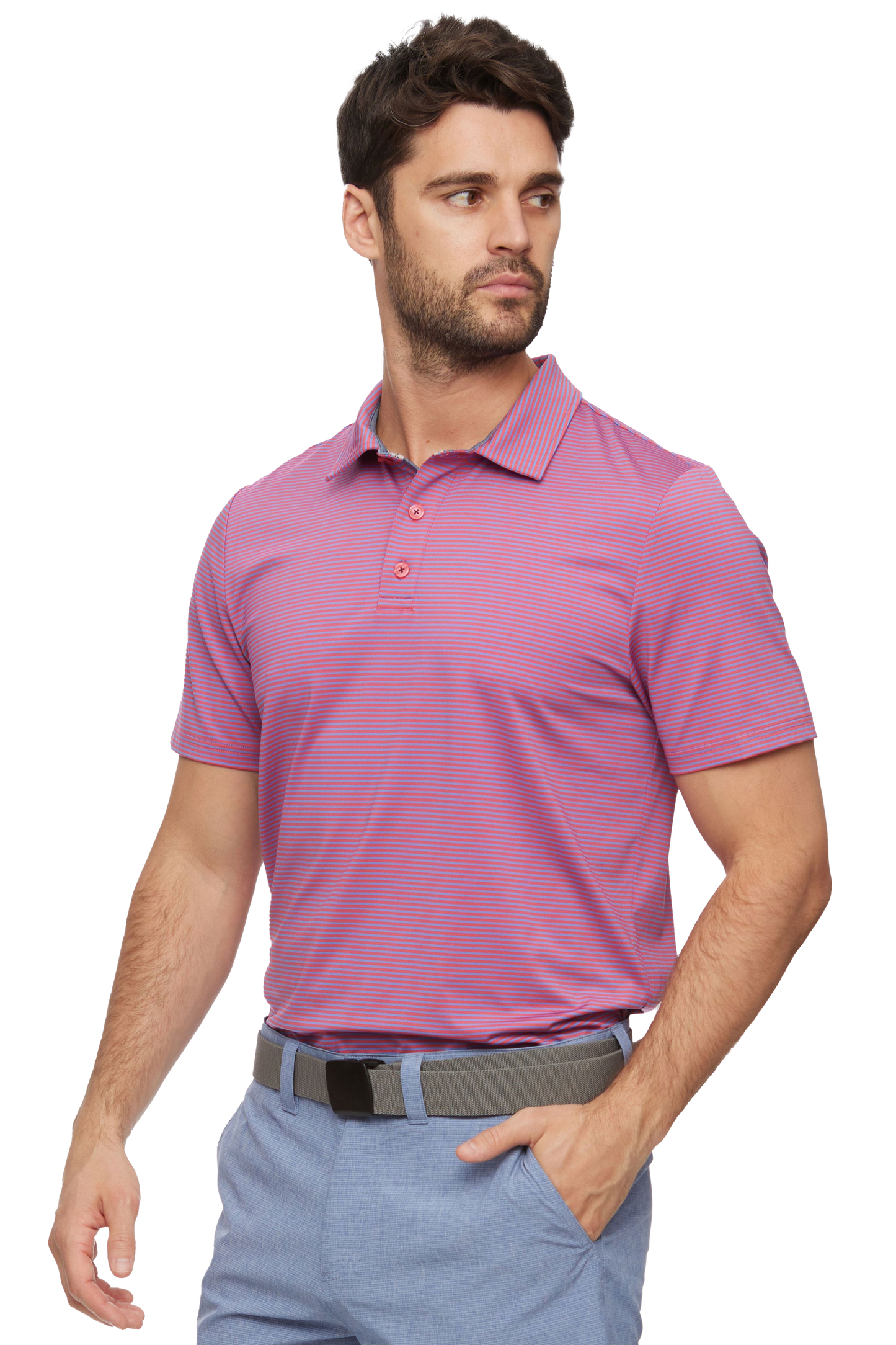 Flag and Anthem Naples Performance Polo - Red/Blue