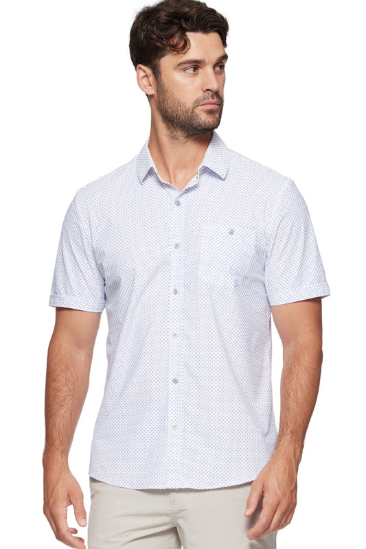 Flag and Anthem Ripley Performance Shirt - Geo Print