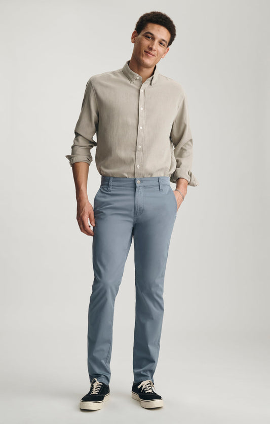 Mavi | Milton Slim Straight Chino | Steel City Smart