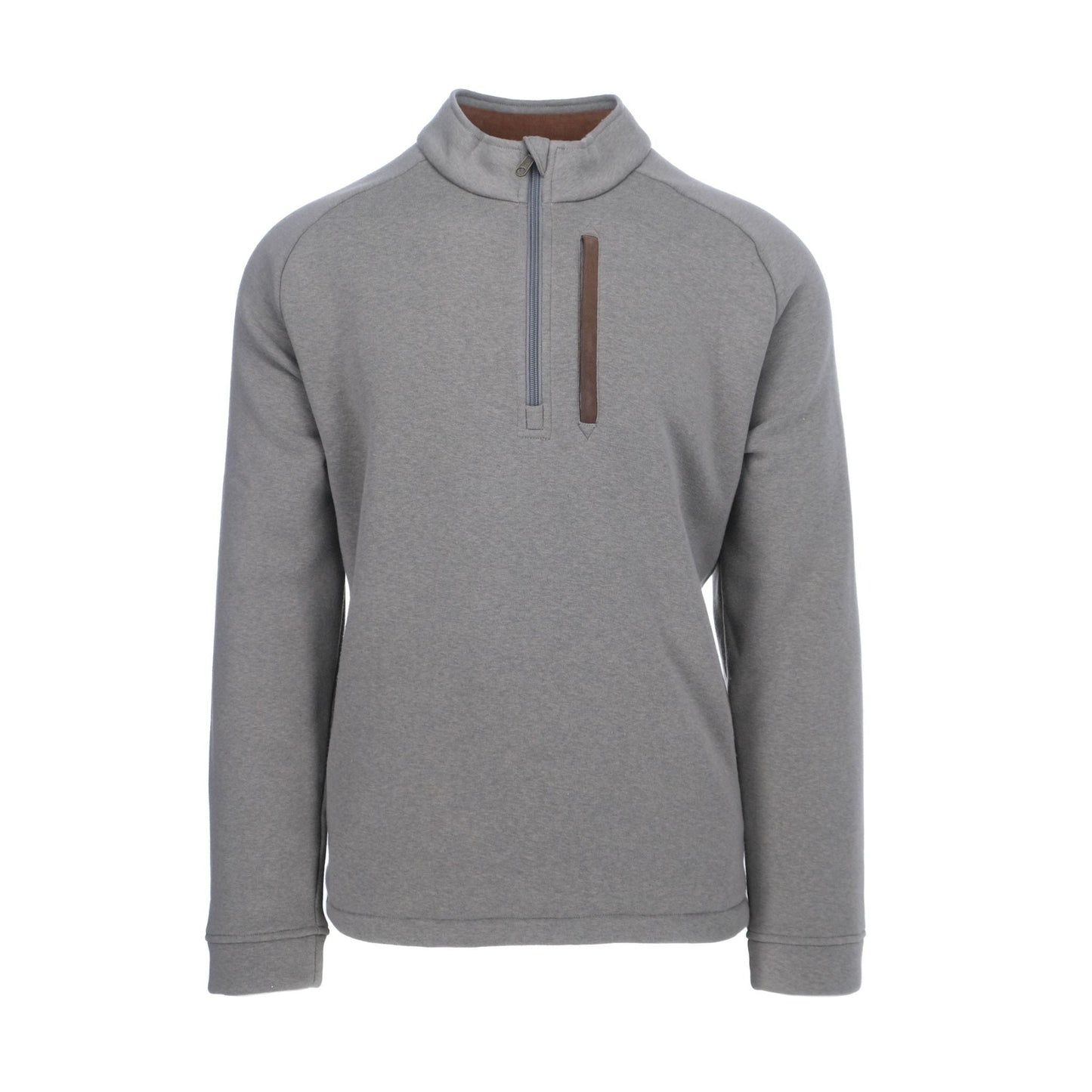 Tom Beckbe Warren Fleece Quarter Zip - Granite Grey