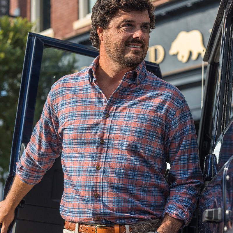 Onward Reserve Whipcord Featherweight Flannel - Crabapple